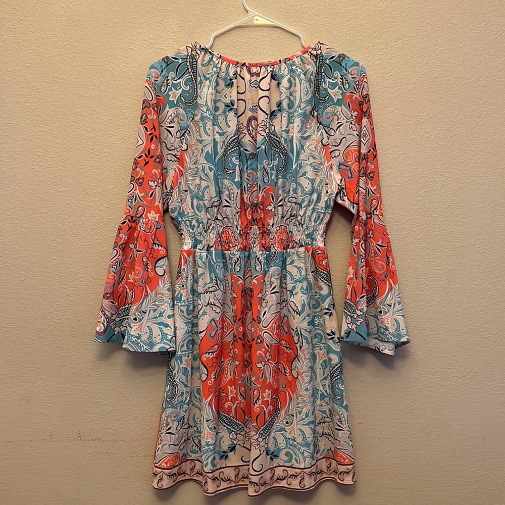 BOHO LADIES  FLIRTY FLARED BOTTOM DRESS -  MEDIUM